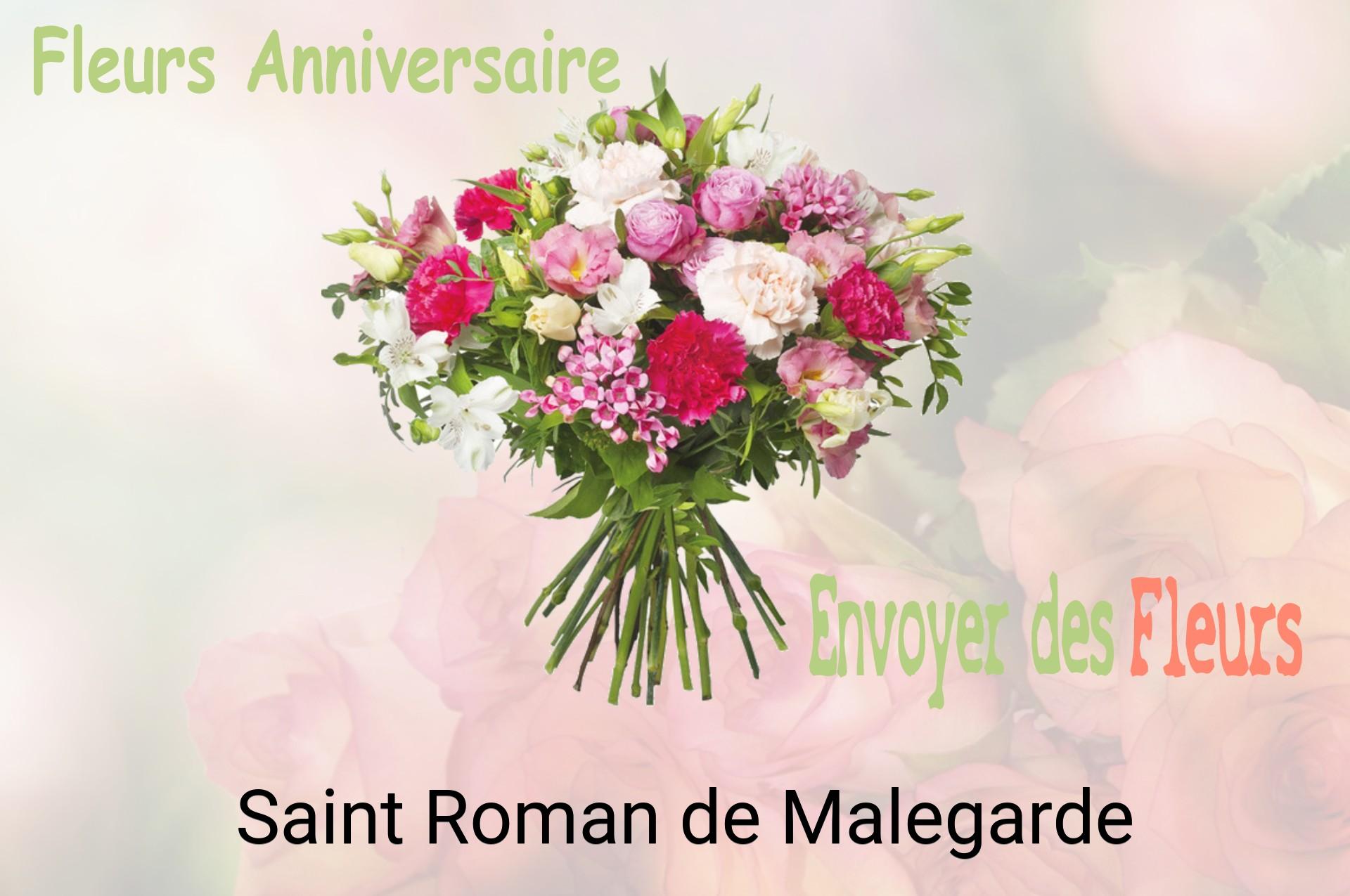 Bouquet de fleurs d’anniversaire livré à Saint-Roman-de-Malegarde