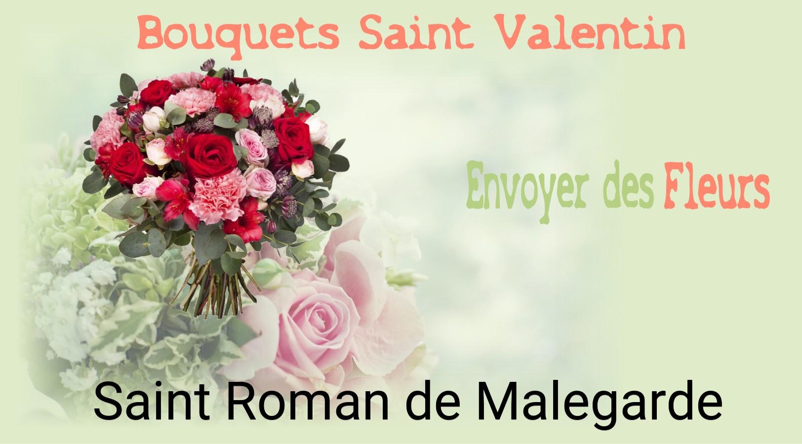 Roses de Saint-Valentin livrées à Saint-Roman-de-Malegarde